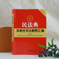 新民法典及相关司法解释汇编 正版2021含民法总则物权合同人格权婚姻家庭侵权责任民事诉讼程序 新民法典司法解释法律法规