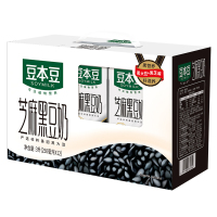 1月产豆本豆 250ml*12盒植物蛋白饮品豆奶 芝麻黑豆奶250ml*12盒