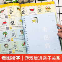 送动画课]识字书 幼儿认字儿童识字书 学前识千字早教幼儿园中大班学前班教材3-6岁 幼小衔接 偏旁部首组合识字识字大王