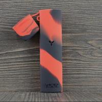 yoozi柚子二代保护套电子器式烟杆套电子器柚子1 2代保护壳 黑红色柚子一二代保护套