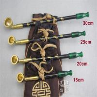 传统旱烟袋锅子老式黄铜烟袋锅手工烟杆烟具旱烟袋玛瑙烟袋嘴烟斗 30厘米绿嘴