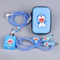 OPPO A92s A72 A32 A93数据线保护套a52手机充电器耳机缠绕绳卡通 卡通叮当猫大包
