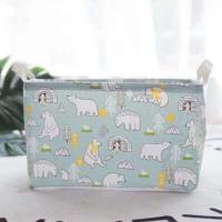 收纳大号被子收纳衣物打包袋布艺收纳搬家行李袋脏衣服篓防潮防水 48-32-26不收口 颜色随机发有需要指定的联系客服咨询