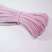 红色圆点班点橡皮绳 传统松紧带儿童裤子缩腰带 圆形橡皮筋跳皮筋 白底红点 100米[赠纱剪+穿带器]2件减3元