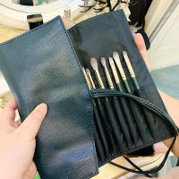 化妆刷子绿云14支化妆刷套装全套一套新手便携软毛散粉刷眉刷 绿云14只+皮包(送贴纸)