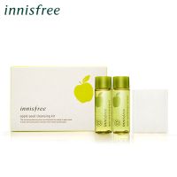 悦诗风吟苹果籽清润卸妆三件套便携装化妆棉眼唇卸妆水卸妆油