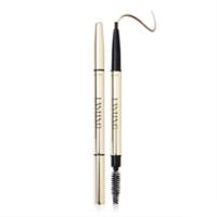 玛丽佳人持妆柔芯双头自动眉笔持久防水防汗不晕染易上色带眉粉刷 深棕色