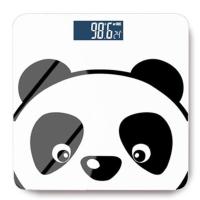 可爱体重称人体秤精准宿舍必备健康减肥称重器家用电子秤体重秤女 大熊猫28*28充电款