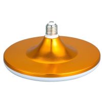 LED飞碟灯泡超亮节能家用球泡灯节能灯大功率照明E27螺口led灯泡 金皇色[钜惠4个装] [106W]220mm恒流超