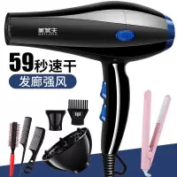 发廊家用吹风机大风力冷热风负离子学生宿舍电吹风不伤发 蓝光负离子发廊大风力:送6+直发器
