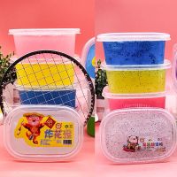 便宜几毛钱史莱姆网红一箱泥越玩越多透泰果酱送网格 果酱3盒+炸花3盒送3网格