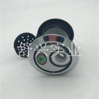 猫眼门铃一体防盗门通用高清门镜带铃二合一多功能家用 35直径发财款白门厚45-75