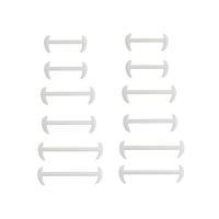 硅胶懒人正装休闲皮鞋鞋带免绑系弹力松紧圆鞋带不用系男女鞋带 白色