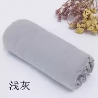 棉麻围巾女冬季长款韩版百搭春秋薄披肩纱巾两用旅游亚麻红色丝巾 浅灰色