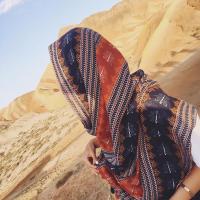 防晒披肩女夏季围巾海滩纱巾沙滩巾海边两用超大泰国夏天丝巾百搭 藏青条纹