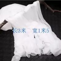 3米超大丝巾女百搭防晒披肩两用春秋薄围巾女士旅游多功能沙滩巾 3米白色