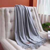 香槟伴娘披肩新娘婚纱晚礼服秋冬旗袍豆沙粉姐妹团闺蜜装外搭围巾 加厚银灰