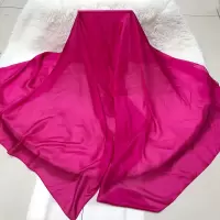 凡写真丝乔其纱丝巾女春秋冬季百搭薄纱巾桑蚕丝围巾披肩洋气年轻 1号