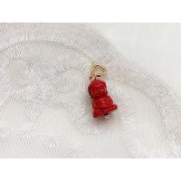 原矿朱砂滴溜吊坠14K富甲美人鱼宝宝佛辟邪手链挂件南瓜蝴蝶古龙 宝宝佛滴溜