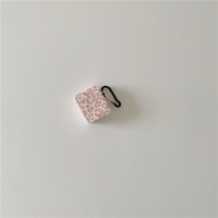 日韩ins粉色豹纹适用airpods pro保护套可爱苹果无线蓝牙耳机硅胶挂件保护壳2/3代硅胶立体创意潮牌女 Air