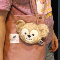 可爱小熊毛绒零钱包卡通包包挂件少女心小包包手拿卡包硬币袋 达菲熊