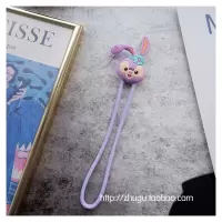 加厚大头卡通弹力挂绳手腕挂绳手机挂绳水杯绳通用款挂带网红挂件 T加厚手腕绳 芭蕾兔