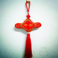 特价中国结挂件小号平安符汽车内饰饰品挂饰高档车挂出入平安 平安福