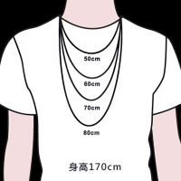 车轮项链男吊坠潮人韩版学生简约个性挂件不锈钢复古钛钢男士项链 链子长度可选,参考此图(此项勿拍)