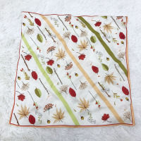 凡写真丝丝巾小方巾女百搭防晒围巾桑蚕丝小丝巾脖子围巾四季可用 1号