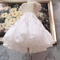 lo裙撑lolita洛丽塔纱裙软纱无骨日常JK短款儿童云朵撑棉花糖