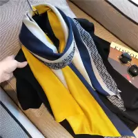 纱巾丝巾女百搭春秋季冬季加大长款薄款秋款洋气时尚围巾披肩外搭 藏青黄