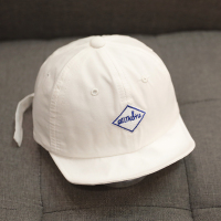 婴儿帽子春秋季薄款婴幼儿童秋天软沿鸭舌帽男宝宝秋款男童棒球帽 白色 帽围48-51cm/参考1-3岁 均码