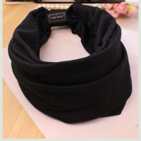 月子发带可爱产后韩版春秋季宽边孕产妇发带产后月子头巾时尚发箍 黑色(宽边)-7UB