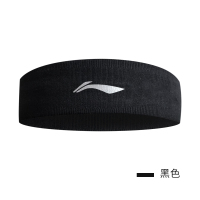 运动束发带男女头带吸汗防汗头巾健身篮球跑步护头导汗止汗带 369-1黑色头带