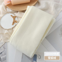 秋冬日系白色连裤袜加绒加厚洛丽塔奶白丝袜成人保暖显瘦打底袜女 2800D奶白特厚雪狐绒 连裤袜