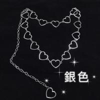 银色爱心腰链细配连衣裙子衬衫包裙装饰腰带裤链链条简约百搭时尚 银色小爱心腰链 120cm
