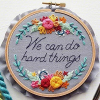 初级新手手工创意刺绣diy材料包 秘密花园十字绣欧式刺绣装饰摆件 海洋之蓝(送可挂绣绷塑料)