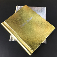 diy相册本纪念册自粘贴式覆膜拍立得3寸相册创意礼物320张大容量 金色 :20P/40面(无盒1-8寸)