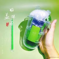 抹茶奶盖史莱姆DIY玩盒捏起来超爽的解压玩具slime网红 抹茶奶盖