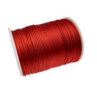 编织红绳编织线7号线手工手链吊坠挂绳中国结绳子文玩串珠玉线 红色 7号线100米送剪刀