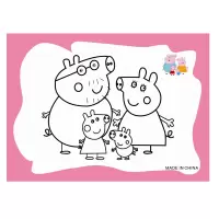 儿童水彩画涂鸦画涂色diy颜料水粉涂鸦画填色画幼儿园手工套装 混合72张画+8套颜料+笔+盘+围裙