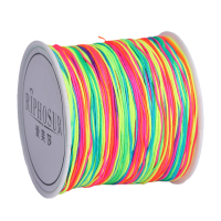 端午节五彩绳 手绳五色线手工diy儿童七彩色绳子编织手链制作情侣 71号 ◆ 玉线 ◆ 彩色0.4mm/100米
