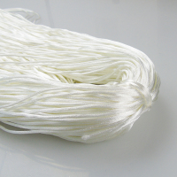 红绳编织绳手链项链脚链女手绳5号手工diy材料中国结线绳子编织线 白色