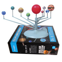 幼儿园科学区材料教具太阳系模型天体仪 九八大行星仪科技diy玩具