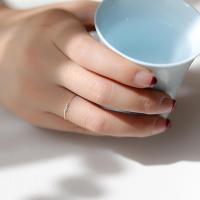 惜物《简爱》原创超细S990纯银手工女生简约女情侣对戒尾戒关节戒 默认手指号数(对应指围周长)