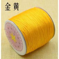 72号玉线台湾莉丝吊坠项链红线编绳中国结线材diy手工编织线 莉丝72号线 金黄