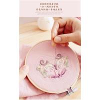 孕期制作手工胎毛纪念品刺绣香囊diy初学自绣婴儿护 富贵吉祥(牡丹)含绣绷+薰衣草