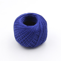 线团手缝线彩色缝纫机线球 DIY手工用线被套棉线 深蓝色[3卷]