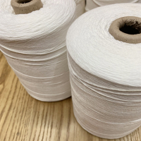 一个纯白色棉绳捕梦网DIY材料绳手工编织棉线拉力好牢固结实 0.8mm(2*3) 4500米