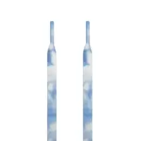 扎染鞋带男女潮流个性ins彩色空军一号AJ11970s天蓝色牛仔小白鞋 120cm天空扎染鞋带一双